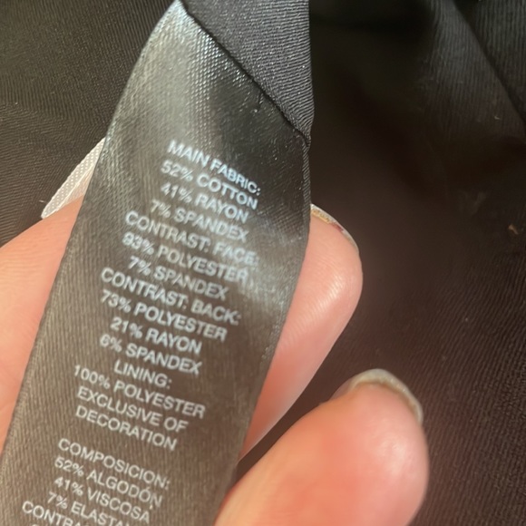 White House Black Market lined black skirt sz 12 - Picture 8 of 8